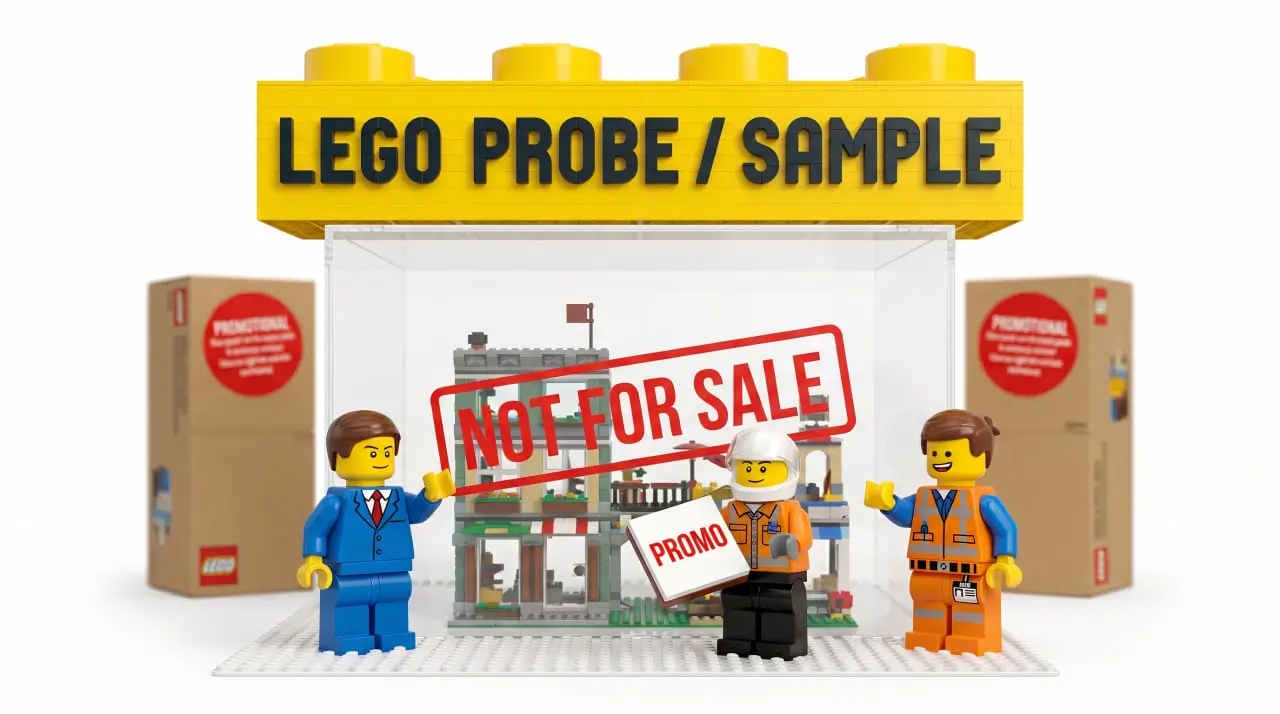 LEGO Probe und Sample — Polybags und mini-builds