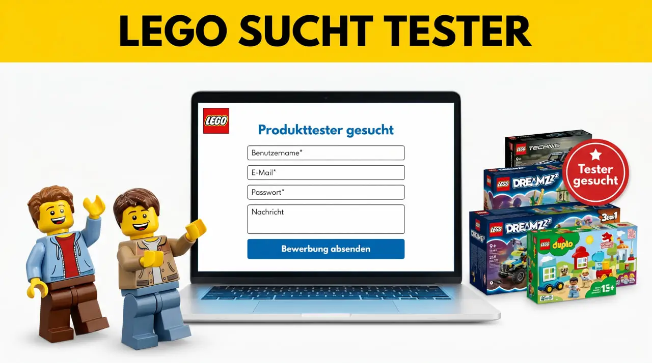 LEGO Tester gesucht 2026 — wer rekrutiert aktuell